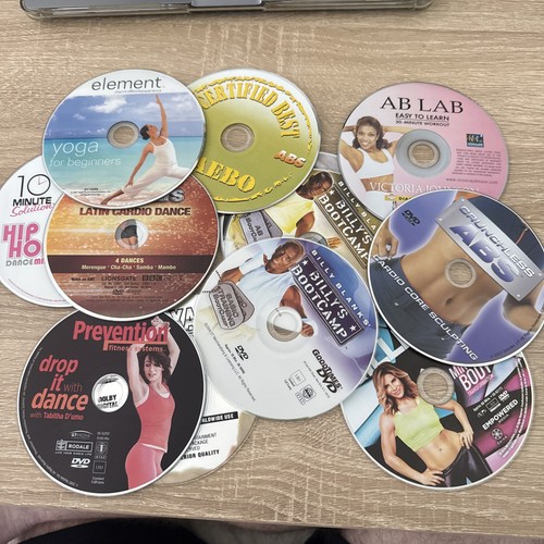 Lot dvds fitness - dvds, (fitness