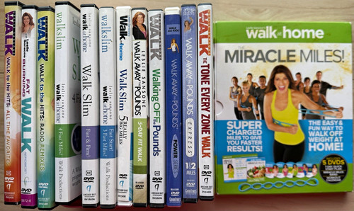 Lot dvds leslie sansone - of, 18